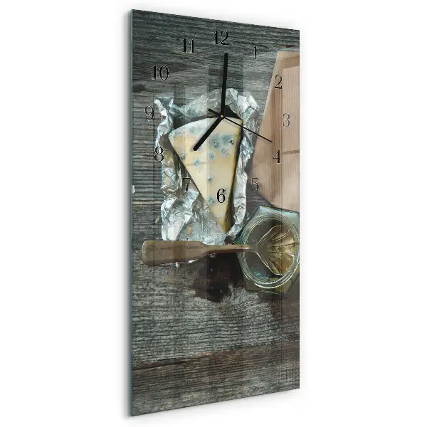 Decoratieve glazen klok verticaal Kaas