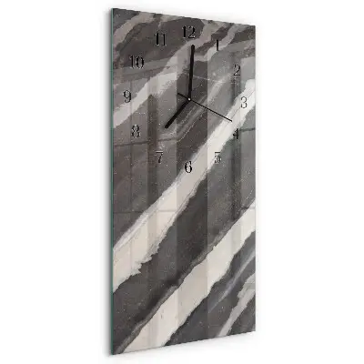 Decoratieve glazen klok verticaal Tafel