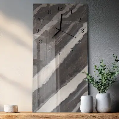 Decoratieve glazen klok verticaal Tafel