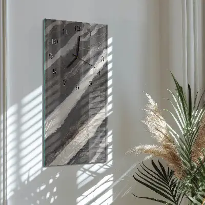 Decoratieve glazen klok verticaal Tafel
