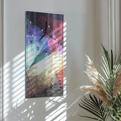 Rechthoekige glas klok verticaal Patroon
