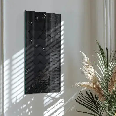 Glazen klok verticaal Patroon