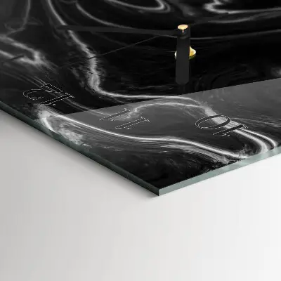Decoratieve glazen klok verticaal Golf