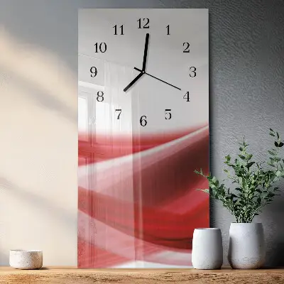 Glazen klok verticaal Abstractie