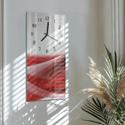 Glazen klok verticaal Abstractie