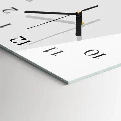 Glazen klok verticaal Abstractie