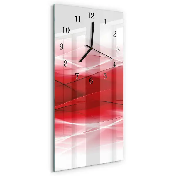Rechthoekige glas klok verticaal Abstractie