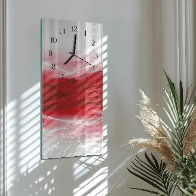 Rechthoekige glas klok verticaal Abstractie