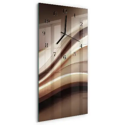 Rechthoekige glas klok verticaal Patroon