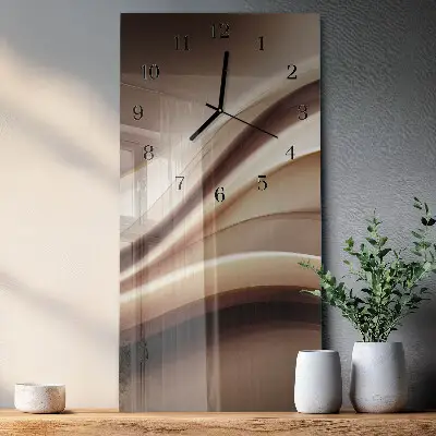 Rechthoekige glas klok verticaal Patroon