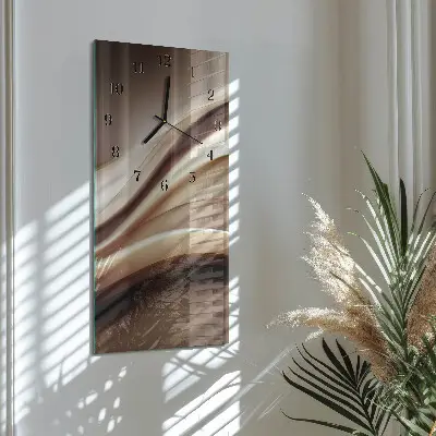 Rechthoekige glas klok verticaal Patroon