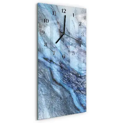 Decoratieve glazen klok verticaal Steen