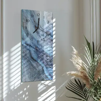 Decoratieve glazen klok verticaal Steen