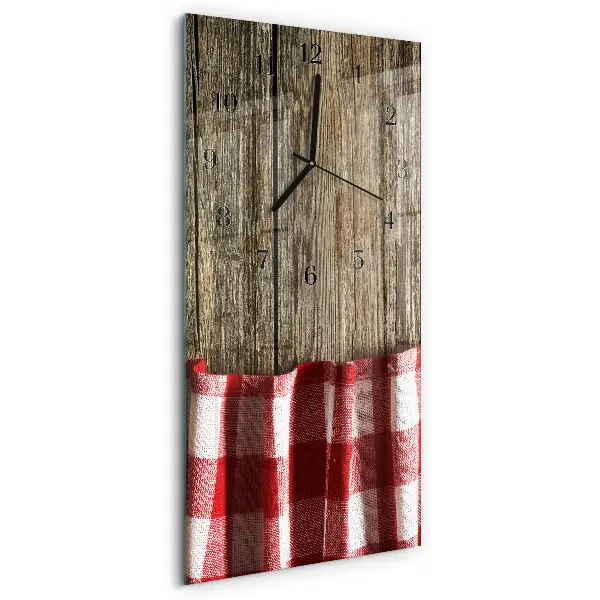 Decoratieve glazen klok verticaal Tafel