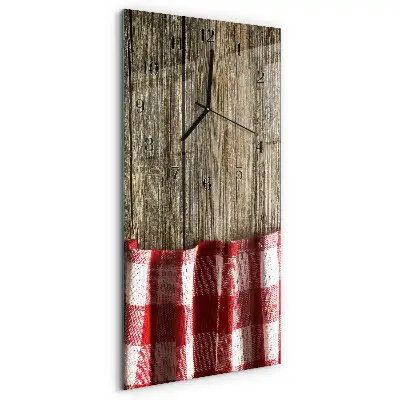 Decoratieve glazen klok verticaal Tafel
