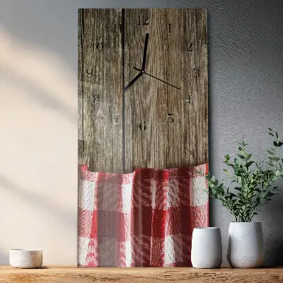 Decoratieve glazen klok verticaal Tafel