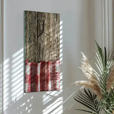 Decoratieve glazen klok verticaal Tafel