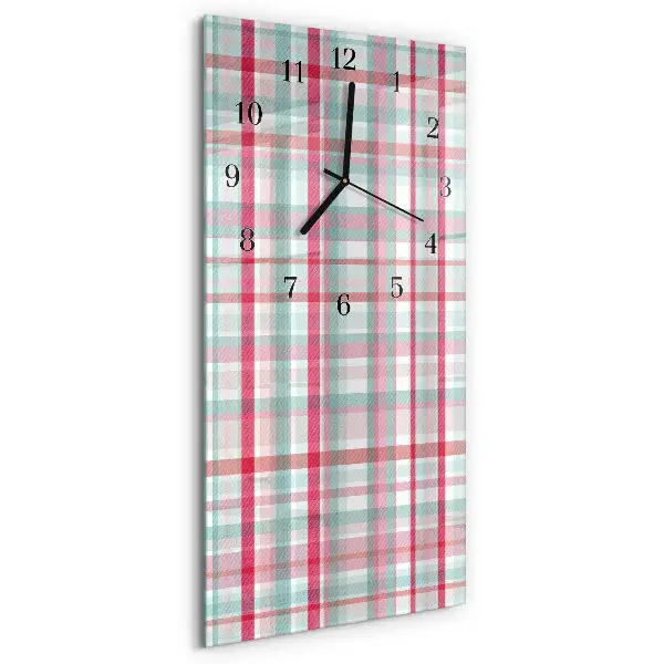 Decoratieve glazen klok verticaal Netto