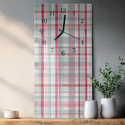 Decoratieve glazen klok verticaal Netto