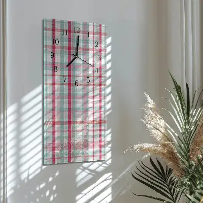 Decoratieve glazen klok verticaal Netto