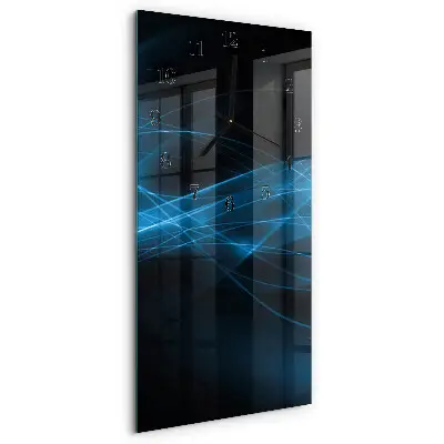Rechthoekige glas klok verticaal Abstractie