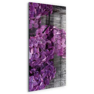 Rechthoekige glas klok verticaal Bloemen