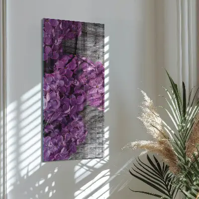 Rechthoekige glas klok verticaal Bloemen