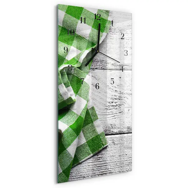 Rechthoekige glas klok verticaal Patroon