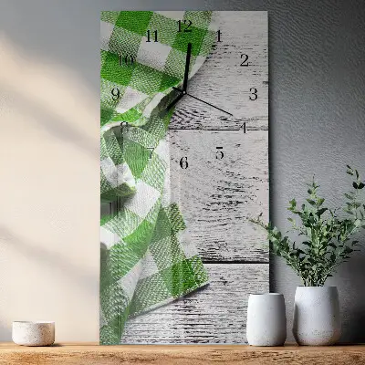 Rechthoekige glas klok verticaal Patroon