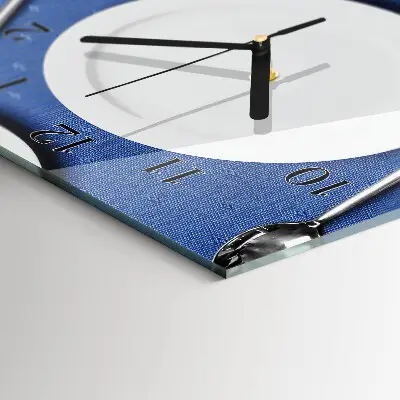 Decoratieve glazen klok verticaal Bord