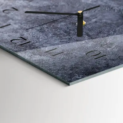 Glazen klok verticaal Marmeren tafel