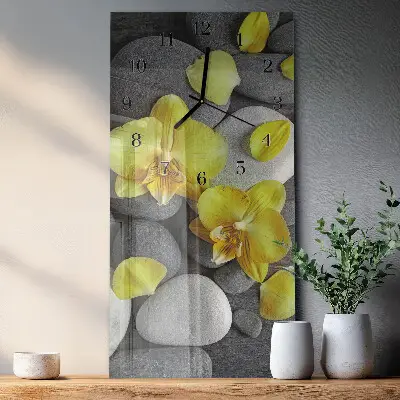 Rechthoekige glas klok verticaal Bloemsteen