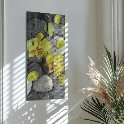 Rechthoekige glas klok verticaal Bloemsteen