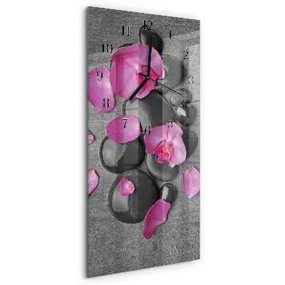 Rechthoekige glas klok verticaal Orchideeënstenen