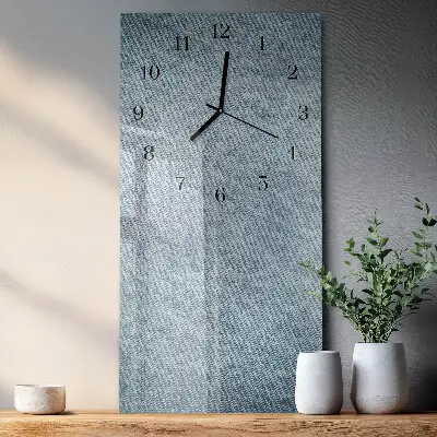 Rechthoekige glas klok verticaal Plastic