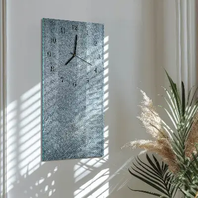 Rechthoekige glas klok verticaal Plastic