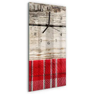 Decoratieve glazen klok verticaal Tafel