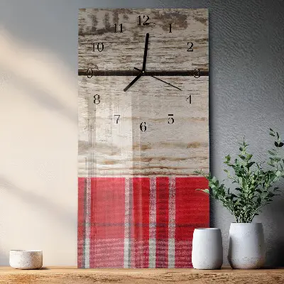 Decoratieve glazen klok verticaal Tafel