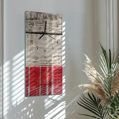 Decoratieve glazen klok verticaal Tafel