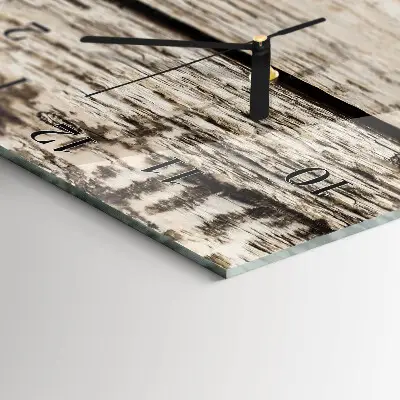 Decoratieve glazen klok verticaal Tafel
