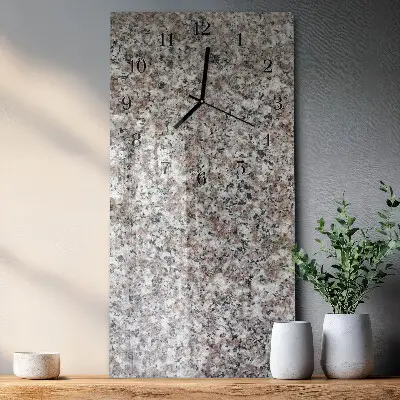 Glazen klok verticaal Grafiet
