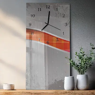 Rechthoekige glas klok verticaal Patrouille