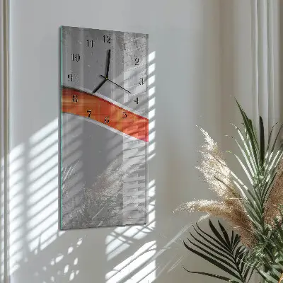 Rechthoekige glas klok verticaal Patrouille