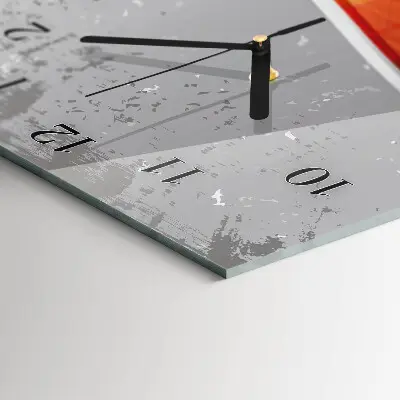 Rechthoekige glas klok verticaal Patrouille