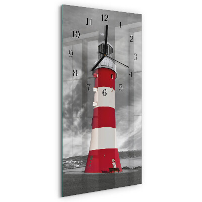 Rechthoekige glas klok verticaal Vuurtoren