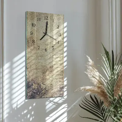 Rechthoekige glas klok verticaal Plastic