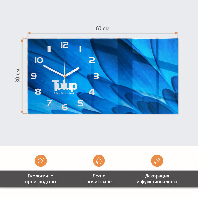 Rechthoekig klok glas met opdruk horizontaal Klein zwart jurkje