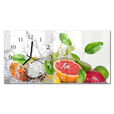 Rechthoekige glazen klok horizontaal Verzonken fruit