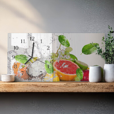 Rechthoekige glazen klok horizontaal Verzonken fruit