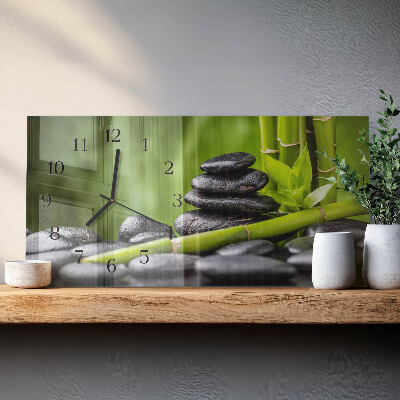 Rechthoekige glazen klok horizontaal Meditatiestenen